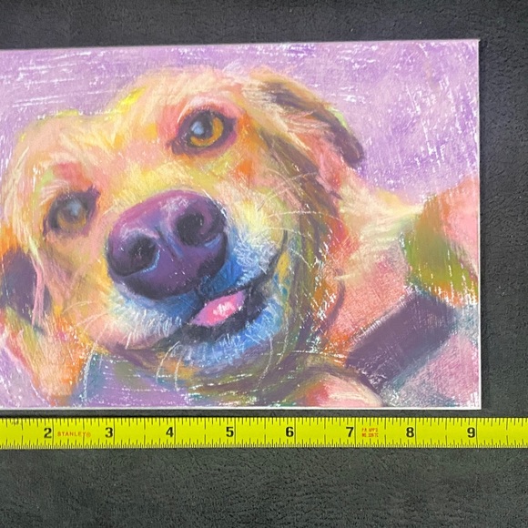 Colorful Pastel Pet Portraits - Pair of Dog Prints Artist Marie Marfia - Picture 8 of 14